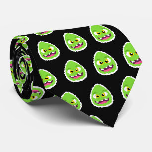 Cute  pixeled egg monster coffee mug tie