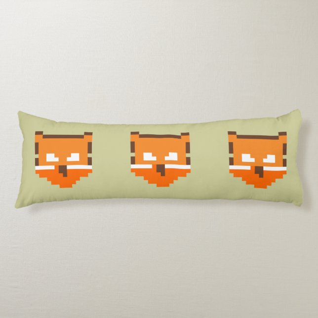 Cute pixeled fox face Case-Mate iPhone case Body Cushion (Front)