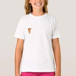 Cute Pizza Character 3D Illustration T-Shirt