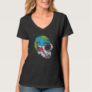 Cute Planet Astronaut Earth Galaxy Space Travel As T-Shirt