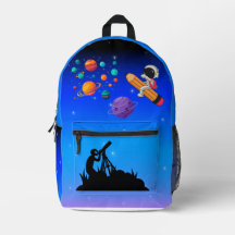 Cute Planet Backpack for Kids