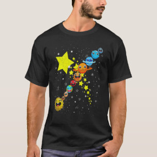 Cute Planets Astronomer Science Space Travel Astro T-Shirt