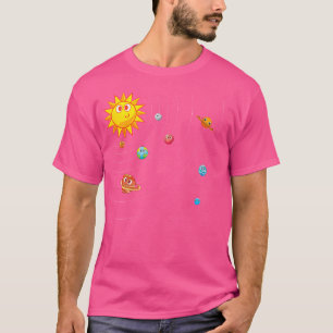 Cute Planets Astronomer Universe Outer Space Astro T-Shirt