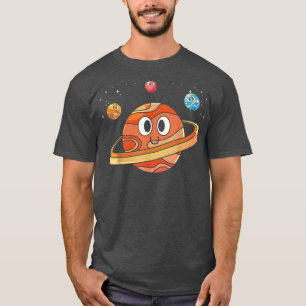 Cute Planets Astronomy Universe Outer Space Scienc T-Shirt