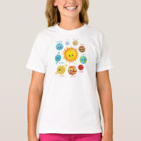 Cute Planets, Solar System, Space, Cosmos, Galaxy