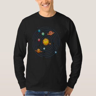Cute Planets Space Travel Astronomer Galaxy Astron T-Shirt