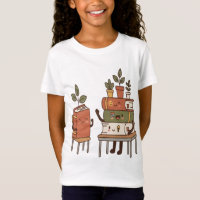 Cute "Plant Parent Student" Book Illustration
