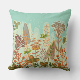 cute plants cushion