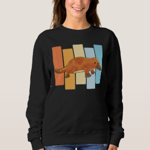 Cute Platypus Outback Animal  Retro Aussie Austral Sweatshirt