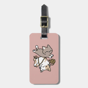 Cute Playful Cats Design – Fun Paws and Play Art Luggage Tag