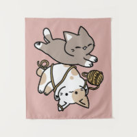 Cute Playful Cats Design – Fun Paws and Play Art
