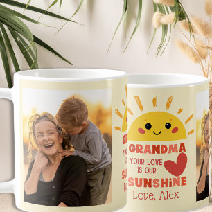 Cute Playful Yellow Love Grandma Coffee Mug