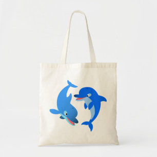 Cute Playing Cartoon Dolphins Bag