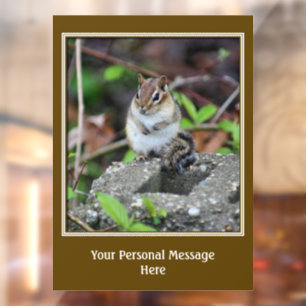 Cute Plump Chipmunk Personalised