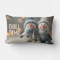 Cute Plush Snowman Dolls with Knit Hats