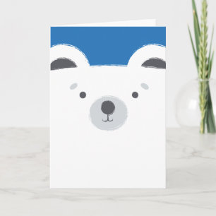 Cute Polar Bear Card
