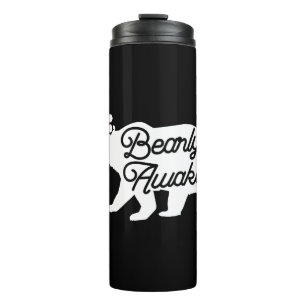 Cute Polar Bear Christmas Pajama Shirt Funny Xmas Thermal Tumbler