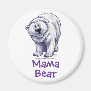 Cute Polar Bear for Mum Magnet
