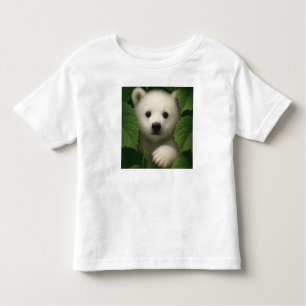 “Cute Polar Bear Kids T-Shirt – Winter Animal Tee