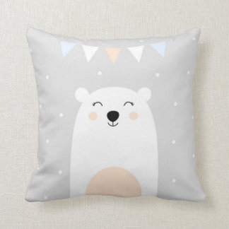 Cute Polar Bear Nursery Cushion