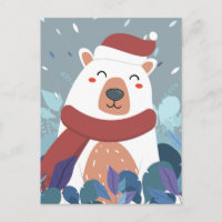 Cute Polar Bear Postcard