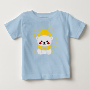 Cute Polar Bear Winter Baby T-Shirt