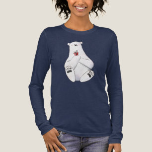 Cute Polar Bear with Gift Tri-Blend Shirt