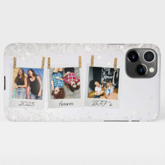 Cute Polaroid Snaps Photo Collage Friends BFF's iPhone 11Pro Max Case