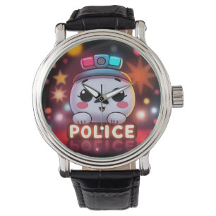 Cute Police Squad – Adorable Patrol Design Watch