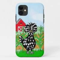 Cute Polish Chicken and Farm