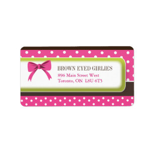 Cute Polk a Dot & Shipping Labels