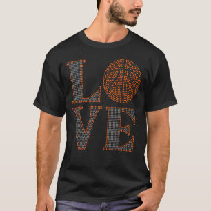 Cute Polka Dot Basketball Lover Player Internation T-Shirt