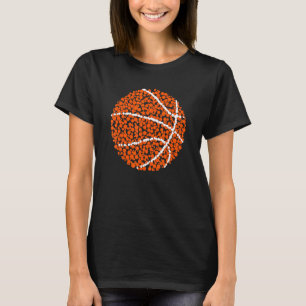 Cute Polka Dot Basketball Lover Player Internation T-Shirt