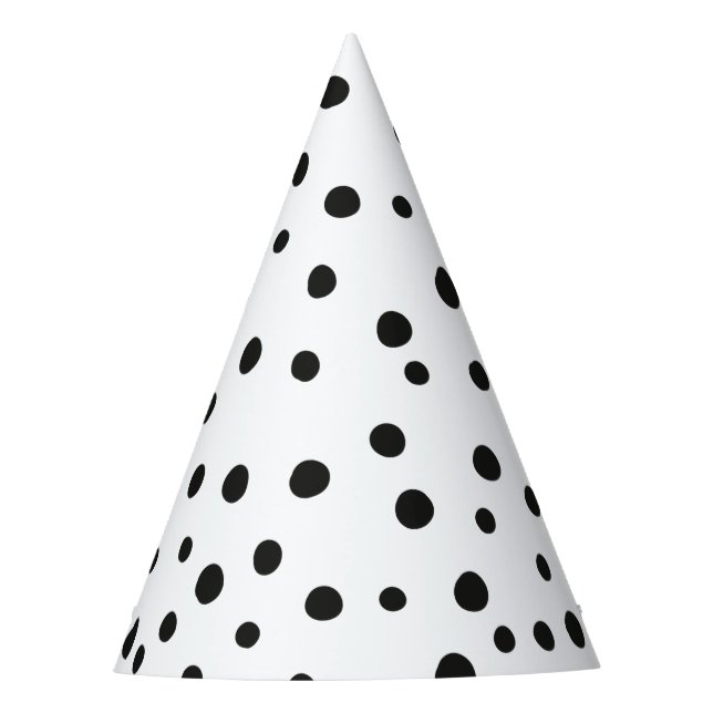 Cute Polka dot birthday  Party Hat (Front)