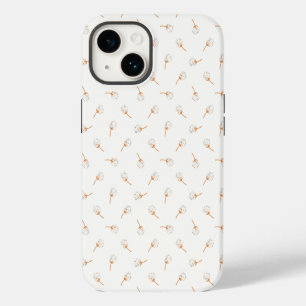 Cute Polka Dot Flower Pattern iPhone 14 Case