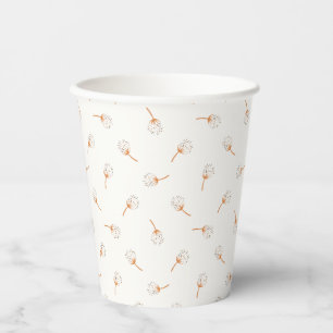 Cute Polka Dot Flower Pattern Paper Cups