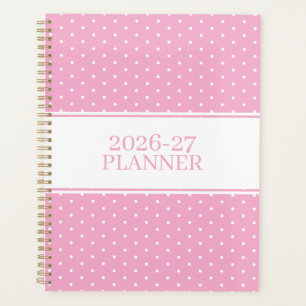 Cute Polka Dot Pattern Planner
