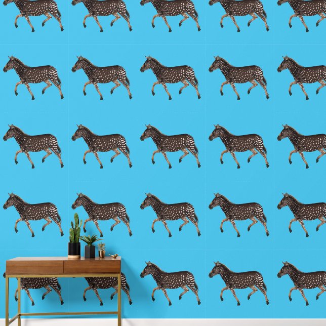 Cute Polka Dot Zebra Wallpaper (Hallway)