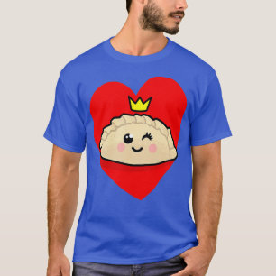 Cute Polska Pierogi Princess Love Heart Gift T-Shirt