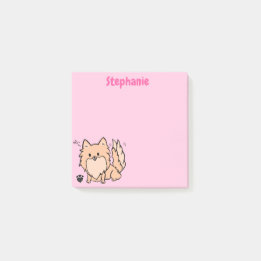 Cute Pom Pink Post-it Notes