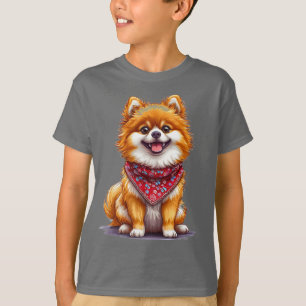 🐶 Cute Pomeranian Dog T-Shirt Gift For Pet Lover