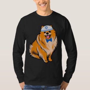Cute Pomeranian Hanukkah Funny Dog T-Shirt