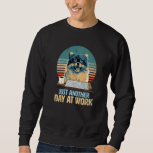 & cute Pomeranian has a boring job Sweatshirt