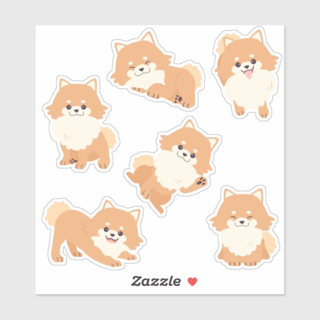 Cute Pomeranian Puppies  (Sheet)