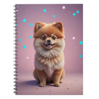 Cute Pomeranian spiral Notebook