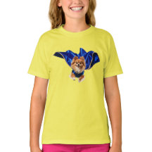 Cute Pomeranian Superhero Kid's T-Shirt
