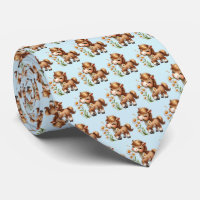 Cute Pony Eating Daisies Pattern
