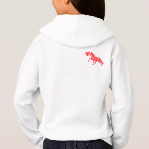 Cute pony love childrens hoodie