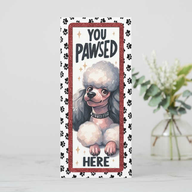 Cute Poodle Dog (Standing Front)