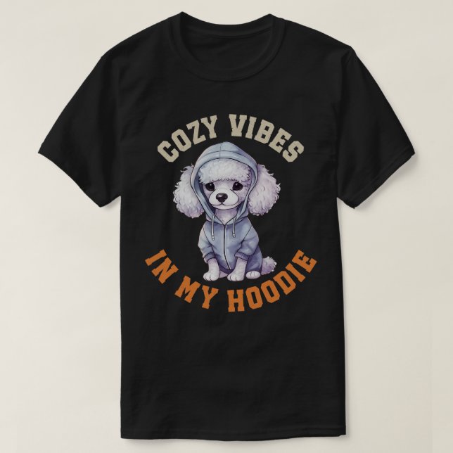 Cute Poodle Dog 1 T-Shirt (Design Front)